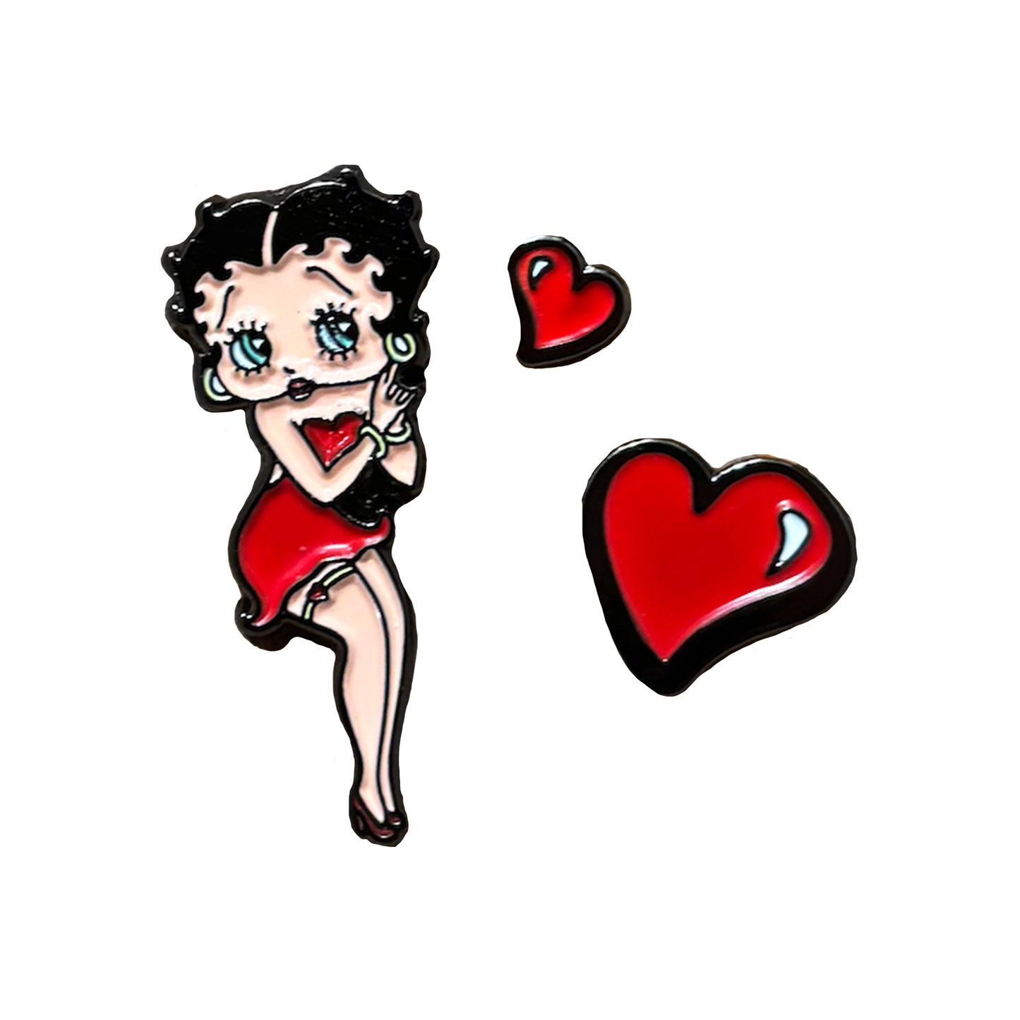 Betty Boop 3PC Pin Set