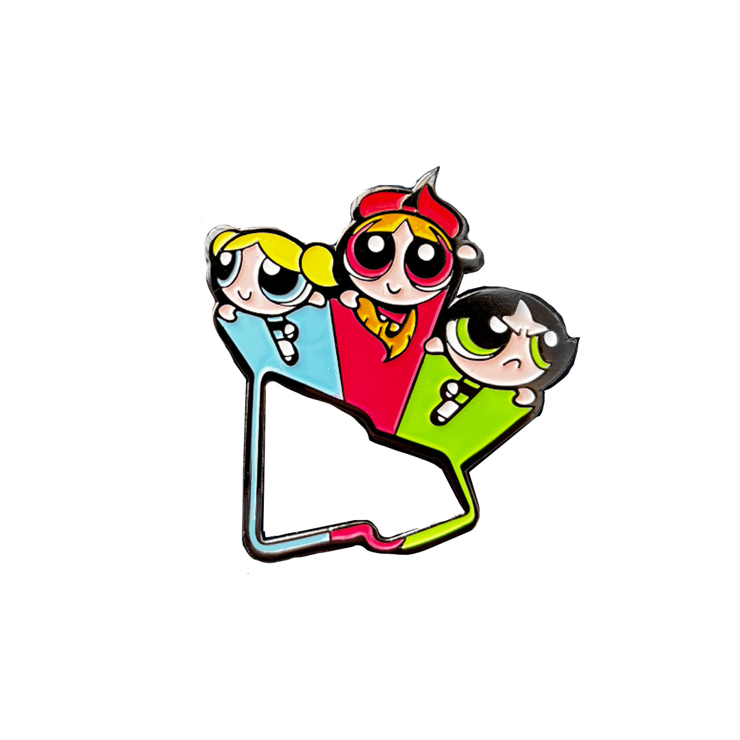 Powerpuff Girls New Era Frame Pin