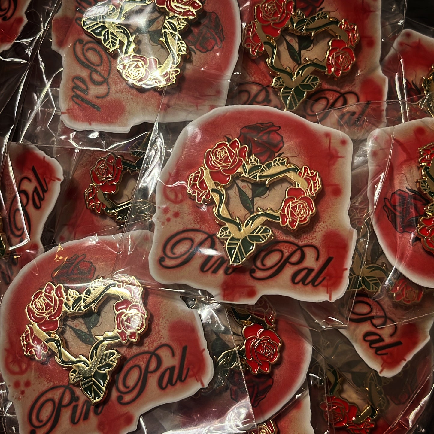 Gold Roses New Era Frame - Pin Pals