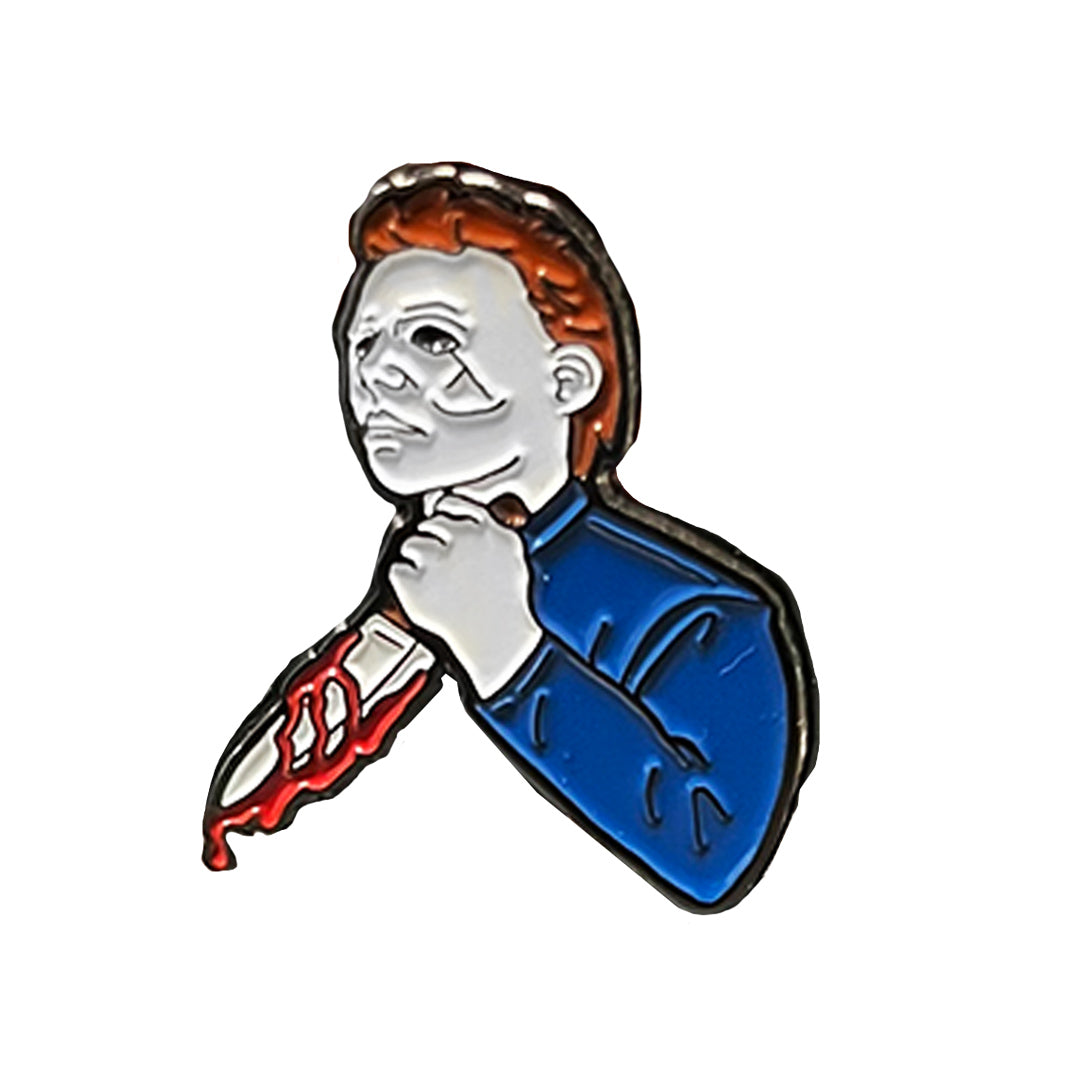 Halloween Michael Myers Peeker Pin