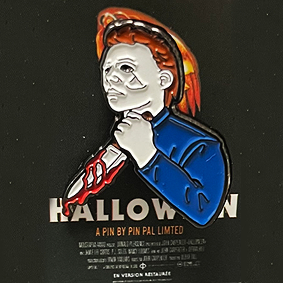 Halloween Michael Myers Peeker Pin