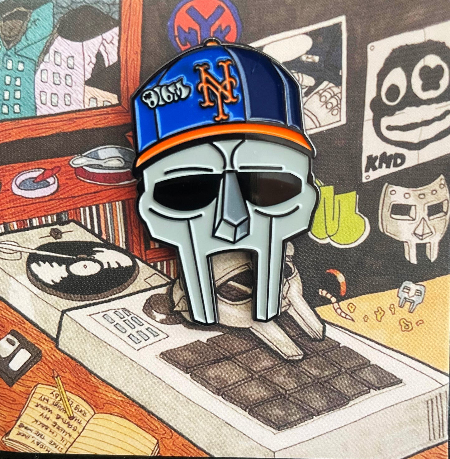 MF Doom Pin